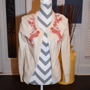 Lucky Brand Beaded Cardigan